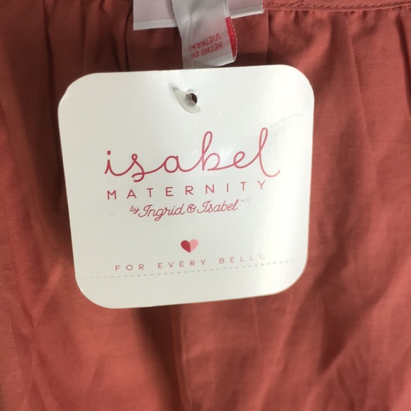 NWT Maternity Embroidered Swing Dress - Picture 4 of 7